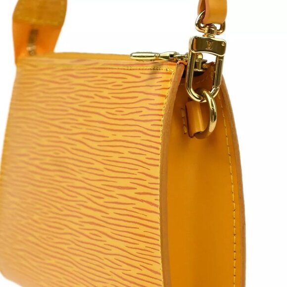 Louis Vuitton Yellow Epi Pochette Accessoires Handbag - Picture 3 of 7